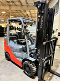 2022 TOYOTA 8FGCU30 6000 LB LP GAS FORKLIFT CUSHION 94/198" 3 STAGE MAST SIDE SHIFTER 814 HOURS STOCK # BF9132149-BUF - United Lift LLC