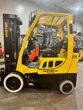 2019 HYSTER S50FT 5000 LB LP GAS FORKLIFT CUSHION NON-MARKING TIRES 83/189" 3 STAGE MAST SIDE SHIFTING FORK POSITIONER 1288 HOURS STOCK # BF9118259-BUF
