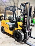 2008 CATERPILLAR P6000 6000 LB LP GAS FORKLIFT PNEUMATIC 84/186" 3 STAGE MAST SIDE SHIFT & FORK POSITIONER STOCK # BF9121629-BUF