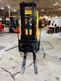 2020 HYSTER S55FT 5500 LB LP GAS FORKLIFT TREADED CUSHION 89/207" 3 STAGE MAST SIDE SHIFTER 958 HOURS STOCK # BF9118839-BUF