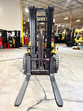 2008 CATERPILLAR P6000 6000 LB LP GAS FORKLIFT PNEUMATIC 84/186" 3 STAGE MAST SIDE SHIFT & FORK POSITIONER STOCK # BF9121629-BUF
