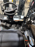2013 TOYOTA 8FGU25 5000 LB LP GAS FORKLIFT PNEUMATIC 87/189" 3 STAGE MAST 2438 HOURS SIDE SHIFTING FORK POSITIONER ENCLOSED CAB STOCK # BF983689-BUF