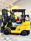 2021 CATERPILLAR 2C60004 6000 LB LP GAS FORKLIFT CUSHION 83/185" 3 STAGE MAST SIDE SHIFTING FORK POSITIONER 942 HOURS STOCK # BF9125459-BUF