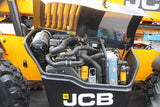 2024 JCB 510-56 10000 LB DIESEL TELESCOPIC FORKLIFT TELEHANDLER 4WD CAB WITH HEAT AND AC OUTRIGGERS 27 HOURS STOCK # BF91392829-NLE - United Lift LLC