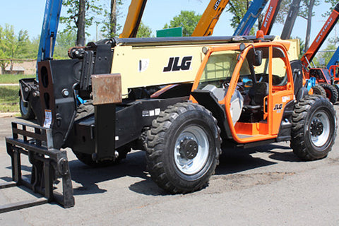2016 JLG 1055 10000 LB DIESEL TELESCOPIC FORKLIFT 4WD ENCLOSED HEATED CAB OUTRIGGERS 2481 HOURS STOCK # BF9799529-NLE - United Lift Equipment LLC
