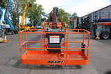 2021 JLG 1350SJP FACTORY RECONDITIONED DIESEL PNEUMATIC BOOM LIFT STRAIGHT WITH JIB 2352 HOURS STK# BF91175129-NLE