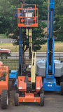 2014 JLG 340AJ ARTICULATING BOOM LIFT AERIAL LIFT WITH JIB ARM 34' REACH KUBOTA DIESEL 4WD SKYPOWER 2100 HOURS STOCK # BF9278559-NLE - United Lift LLC
