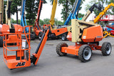 2014 JLG 340AJ ARTICULATING BOOM LIFT AERIAL LIFT WITH JIB ARM 34' REACH KUBOTA DIESEL 4WD SKYPOWER 2100 HOURS STOCK # BF9278559-NLE - United Lift LLC