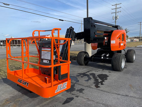 2014 JLG 450AJ ARTICULATING BOOM LIFT AERIAL LIFT WITH JIB ARM 45' REACH DIESEL 4WD 2765 HOURS STOCK # BF9399129-PAB - United Lift Equipment LLC