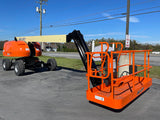 2013 JLG 460SJ TELESCOPIC STRAIGHT BOOM LIFT AERIAL LIFT WITH JIB ARM 46' REACH DUAL FUEL 4WD 3042 HOURS STOCK # BF9389129-PAB - United Lift Equipment LLC