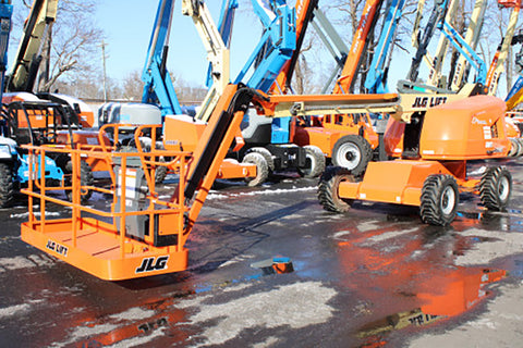 2019 JLG 460SJ STRAIGHT BOOM LIFT AERIAL LIFT WITH JIB ARM 46' REACH DIESEL 4WD 862 HOURS STOCK # BF9656179-NLE - United Lift Equipment LLC