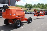 2014 JLG 460SJ TELESCOPIC STRAIGHT BOOM LIFT AERIAL LIFT WITH JIB ARM 46' REACH DIESEL 4WD 2014 HOURS STOCK # BF9349719-NLE - United Lift LLC