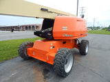 2021 JLG 660SJ TELESCOPIC BOOM LIFT AERIAL LIFT WITH JIB ARM 66' REACH DIESEL 4WD 953 HOURS STOCK # BF9791189-BUF - United Lift LLC