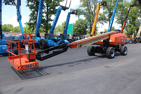 2020 JLG 660SJ TELESCOPIC BOOM LIFT AERIAL LIFT WITH JIB ARM 66' REACH DIESEL 4WD 1562 HOURS STOCK # BF9647529-NLE