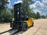 2018 KOMATSU FD160E-8 35000 LB CAPACITY DIESEL FORKLIFT PNEUMATIC 148/157 2 STAGE MAST SIDE SHIFTING FORK POSITIONER 5600 HOURS STOCK # BF9817769-TXB