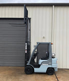2009 NISSAN MP1F1A20LV 4000 LB LP GAS FORKLIFT PNEUMATIC TIRE 84/130 2 STAGE MAST 6379 HOURS STOCK # BF9105719-ARB - United Lift LLC