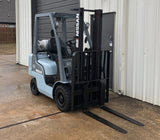 2009 NISSAN MP1F1A20LV 4000 LB LP GAS FORKLIFT PNEUMATIC TIRE 84/130 2 STAGE MAST 6379 HOURS STOCK # BF9105719-ARB - United Lift LLC