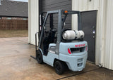 2009 NISSAN MP1F1A20LV 4000 LB LP GAS FORKLIFT PNEUMATIC TIRE 84/130 2 STAGE MAST 6379 HOURS STOCK # BF9105719-ARB - United Lift LLC