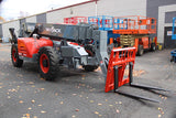 2018 SKYJACK SJ1056-THS 10000 LB DIESEL TELESCOPIC FORKLIFT TELEHANDLER PNEUMATIC 4WD OUTRIGGERS HEATED CAB 3034 HOURS STOCK # BF9698079-NLE - United Lift LLC