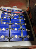 2021 TOYOTA 8FBCU25 5000 LB ELECTRIC FORKLIFT CUSHION 83/187" 3 STAGE MAST SIDE SHIFTER 2743 HOURS STOCK # BF985129-OHB