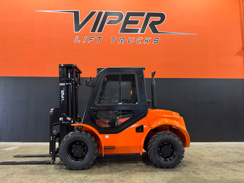 2025 VIPER RTD25F-4 5000 LB DIESEL FORKLIFT PNEUMATIC 95/185" 3 STAGE MAST 4WD SIDE SHIFTER ENCLOSED CAB STOCK # BF9474969-ILE - United Lift LLC