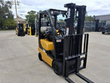 2020 YALE GLC030VX 3000 LB LP GAS FORKLIFT CUSHION 82/187 3 STAGE MAST SIDE SHIFTER 6944 HOURS STOCK # BF975249-CEMI