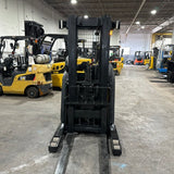 2022 YALE NR035DC 3500 LB ELECTRIC REACH FORKLIFT 87/191" 3 STAGE MAST SIDE SHIFTER 988 HOURS STOCK # BF9147159-OHMM
