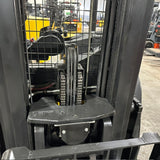 2022 YALE NR035DC 3500 LB ELECTRIC REACH FORKLIFT 87/191" 3 STAGE MAST SIDE SHIFTER 988 HOURS STOCK # BF9147159-OHMM