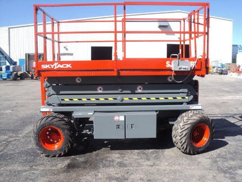 2007 SKYJACK SJ7127RT SCISSOR LIFT 27' REACH DUAL FUEL PNEUMATIC TIRES 3275 HOURS STOCK # BF997549-WIBIL - United Lift Used & New Forklift Telehandler Scissor Lift Boomlift