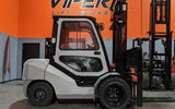 2021 VIPER FD35 8000 LB DIESEL FORKLIFT DUAL PNEUMATIC TIRES 101/157" 2 STAGE MAST SIDE SHIFTING FORK POSITIONER ENCLOSED CAB STOCK # BF9343219-ILIL - United Lift Used & New Forklift Telehandler Scissor Lift Boomlift