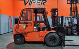 2021 VIPER FD50 11000 LB DIESEL FORKLIFT DUAL PNEUMATIC 91/189" 3 STAGE MAST SIDE SHIFTER ENCLOSED CAB STOCK # BF9473239-ILIL - United Lift Used & New Forklift Telehandler Scissor Lift Boomlift