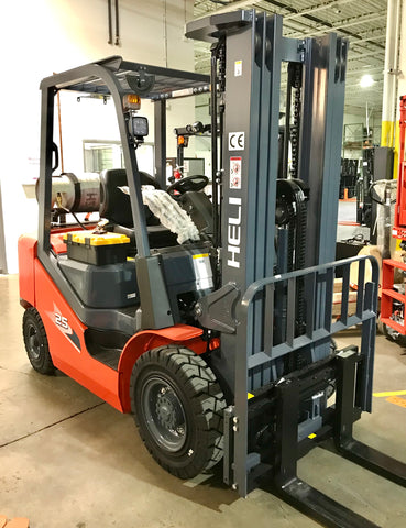 BRAND NEW IN STOCK 2022/2023 HELI CPYD25 5000 LB FORKLIFT PNEUMATIC LP GAS 85/189" 3 STAGE MAST SIDE SHIFTER STOCK # BF9298549-BUF - United Lift Equipment LLC