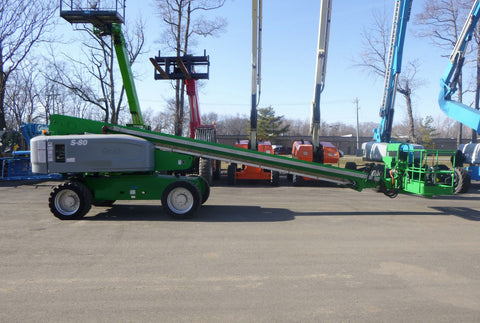2014 GENIE S80X TELESCOPIC STRAIGHT BOOM LIFT AERIAL LIFT 80' REACH DIESEL 4WD 1610 HOURS STOCK # BF9583749-NLEQ - United Lift Equipment LLC
