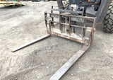 2015 JLG G12-55A 12000 LB DIESEL TELESCOPIC FORKLIFT TELEHANDLER PNEUMATIC 4WD OPEN CAB OUTRIGGERS 2722 HOURS STOCK # BF9812579-EBCA - United Lift Equipment LLC