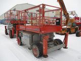 2011 SKYJACK 6826RT SCISSOR LIFT 26' REACH DIESEL ROUGH TERRAIN TIRES 1580 HOURS STOCK # BF9168519-249-WIB - United Lift Used & New Forklift Telehandler Scissor Lift Boomlift