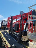 2012 TEUPEN LEO 18GT CRAWLER BOOM LIFT ARTICULATING WITH JIB ARM LIFT DIESEL & ELECTRIC 51' REACH TRAX TIRES 2842 HOURS STOCK # BF9515239-ATTX - United Lift Used & New Forklift Telehandler Scissor Lift Boomlift